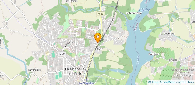 localisation de l'entreprise MONSIEUR PASCAL BESNARD à CHAPELLE-SUR-ERDRE (LA)