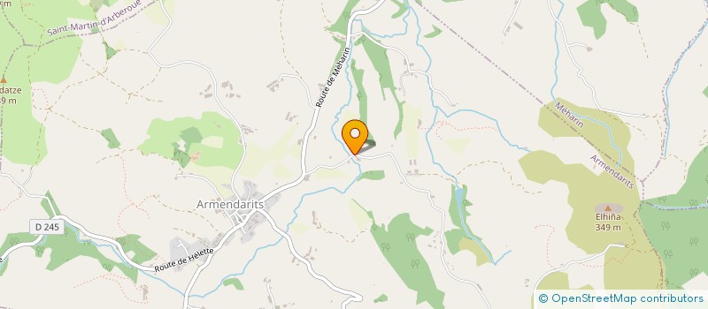 localisation de l'entreprise MONSIEUR PASCAL BESSAIZ  ARMENDARITS