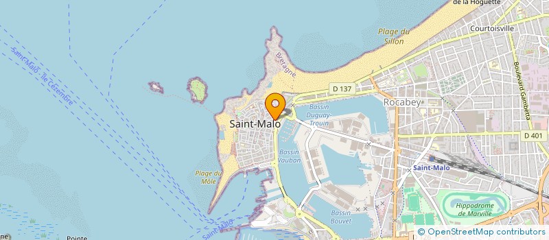 localisation de l'entreprise MONSIEUR PASCAL BETHUEL  SAINT-MALO