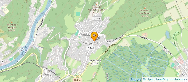 localisation de l'entreprise MONSIEUR PASCAL BETSCH  MONTFAUCON