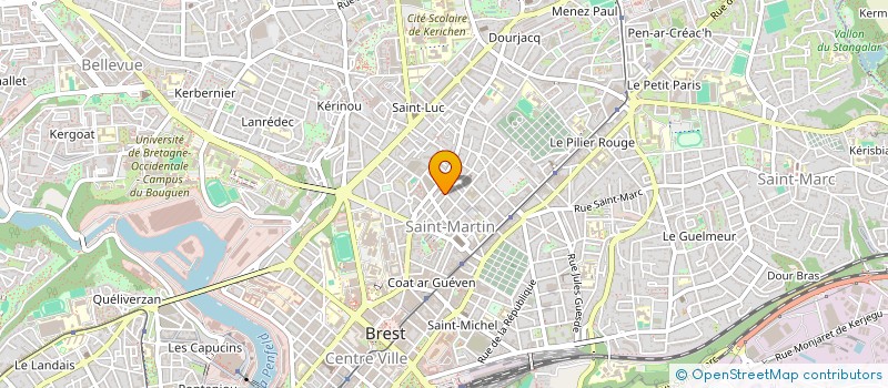 localisation de l'entreprise MONSIEUR PASCAL BEYOU à BREST
