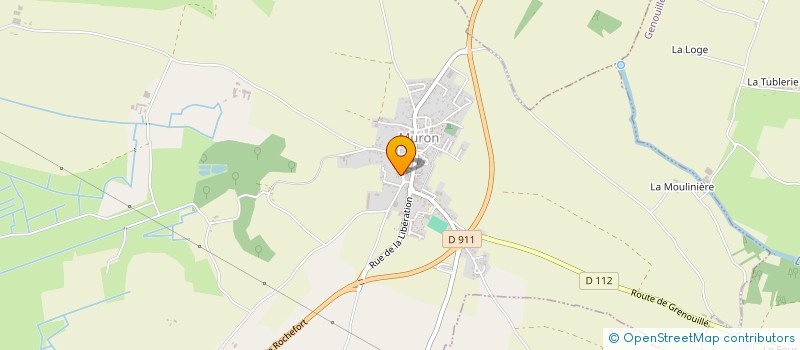 localisation de l'entreprise MONSIEUR PASCAL BEZULIER  MURON