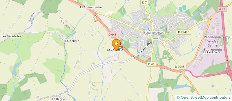 localisation de l'entreprise MONSIEUR PASCAL BIAUD  BOURNEZEAU