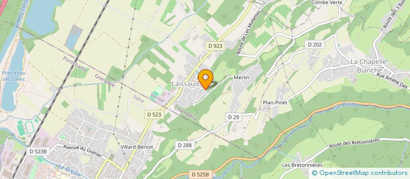 localisation de l'entreprise MONSIEUR PASCAL BIDAULT  LAISSAUD