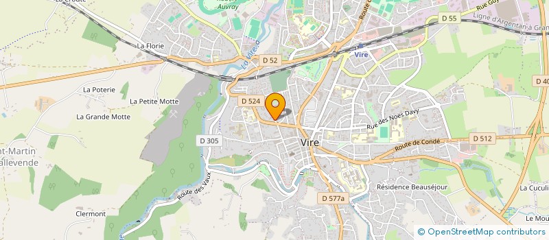 localisation de l'entreprise MONSIEUR PASCAL BIDEL  VIRE-NORMANDIE