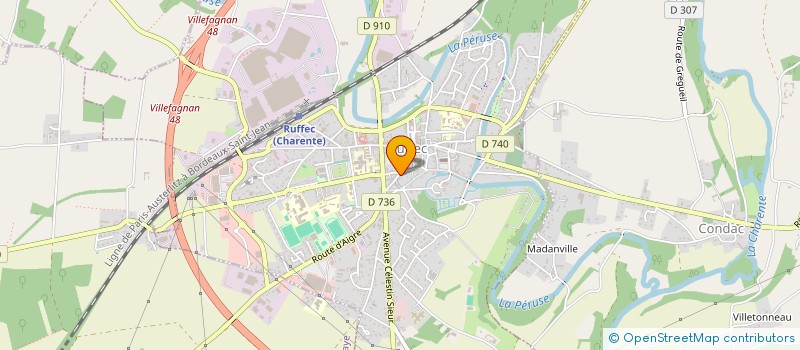 localisation de l'entreprise MONSIEUR PASCAL BIGNET à RUFFEC