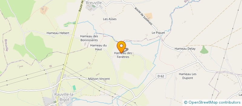 localisation de l'entreprise MONSIEUR PASCAL BIHEL à RAUVILLE-LA-BIGOT