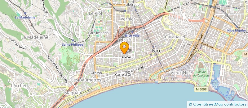 localisation de l'entreprise MONSIEUR PASCAL BILLAUD à NICE
