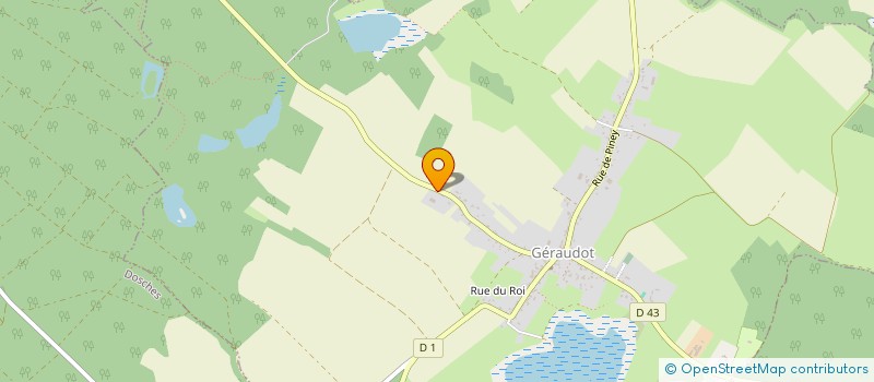 localisation de l'entreprise MONSIEUR PASCAL BILLING  GERAUDOT