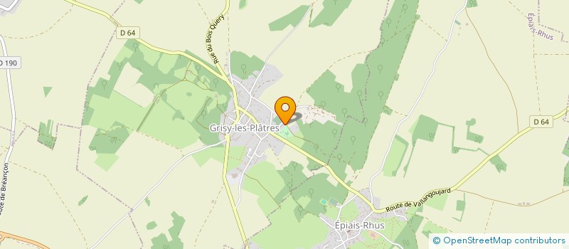 localisation de l'entreprise MONSIEUR PASCAL BINARD  GRISY-LES-PLATRES