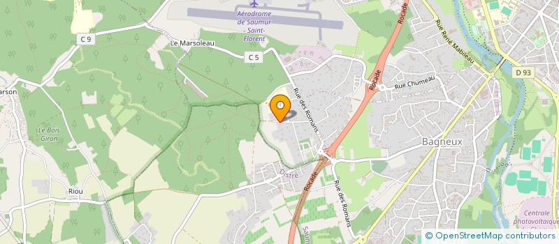 localisation de l'entreprise MONSIEUR PASCAL BIRGAND  SAUMUR