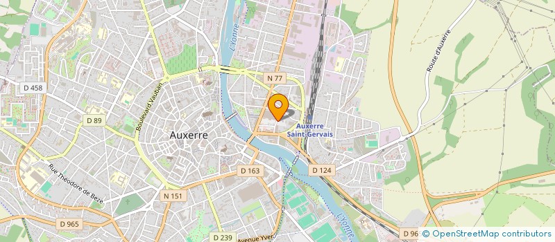 localisation de l'entreprise MONSIEUR PASCAL BIRTEGUE à AUXERRE