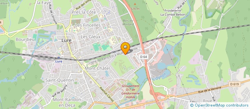 localisation de l'entreprise MONSIEUR PASCAL BITTIGER  LURE