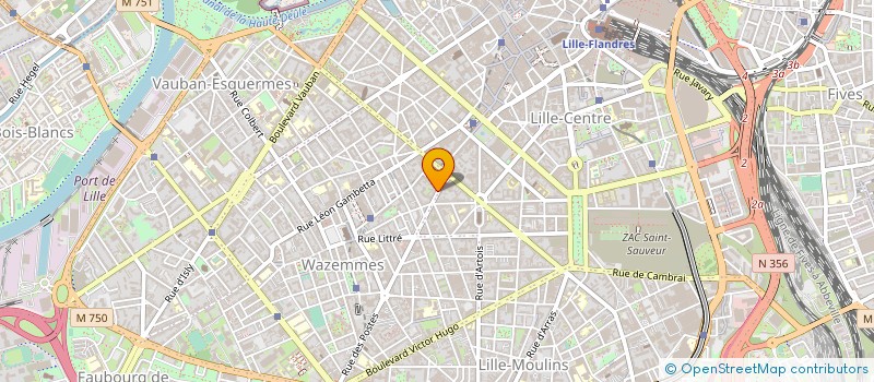localisation de l'entreprise MONSIEUR PASCAL BLACH à LILLE