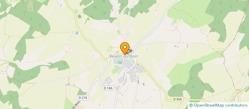 localisation de l'entreprise MONSIEUR PASCAL BLANC à REVEST-DU-BION