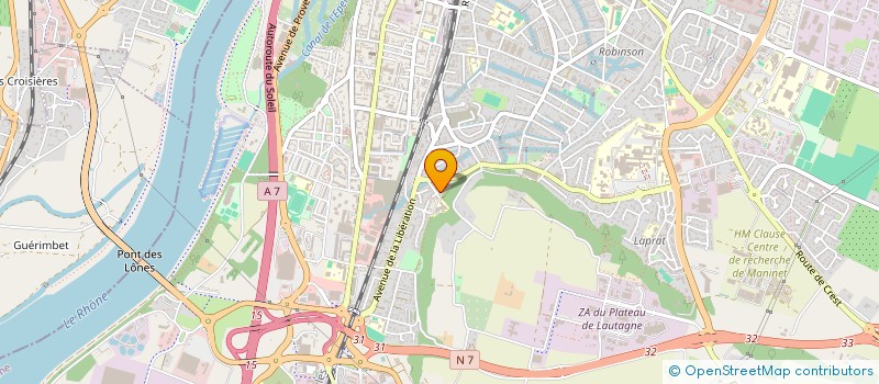 localisation de l'entreprise MONSIEUR PASCAL BLANC  VALENCE