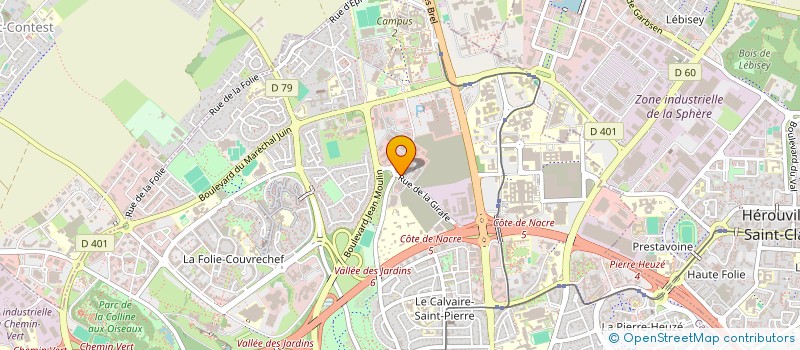 localisation de l'entreprise MONSIEUR PASCAL BLANC à CAEN