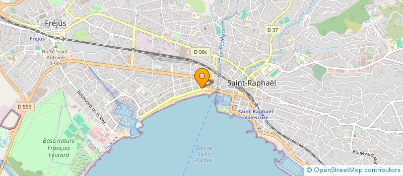 localisation de l'entreprise MONSIEUR PASCAL BLANCHARD à FREJUS