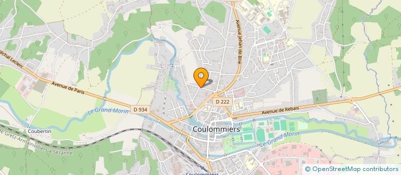 localisation de l'entreprise MONSIEUR PASCAL BLANCHARD à COULOMMIERS