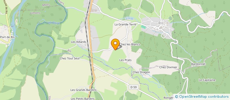 localisation de l'entreprise MONSIEUR PASCAL BLAND  RIS