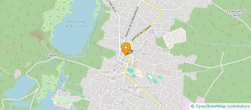 localisation de l'entreprise MONSIEUR PASCAL BLAVIN  BISCARROSSE