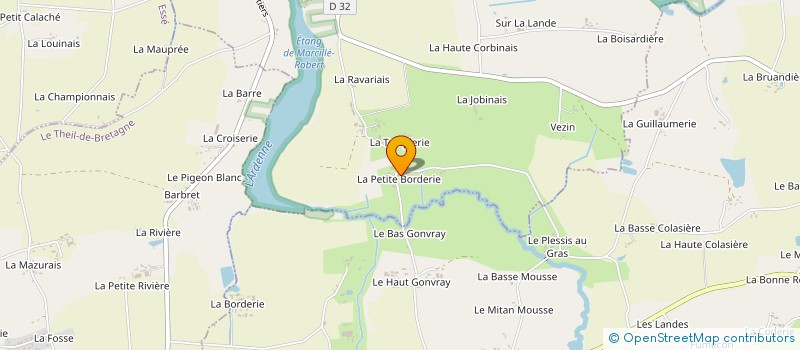 localisation de l'entreprise MONSIEUR PASCAL BLIN  MARCILLE-ROBERT