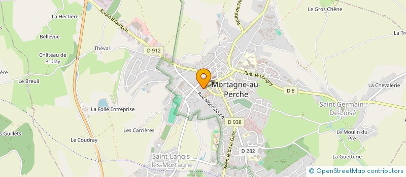 localisation de l'entreprise MONSIEUR PASCAL BLIN à MORTAGNE-AU-PERCHE