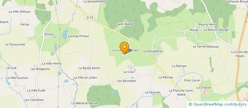 localisation de l'entreprise MONSIEUR PASCAL BLOT à COMBOURG