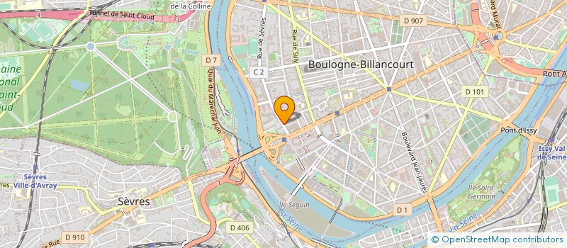 localisation de l'entreprise MONSIEUR PASCAL BOBELICOU à BOULOGNE-BILLANCOURT