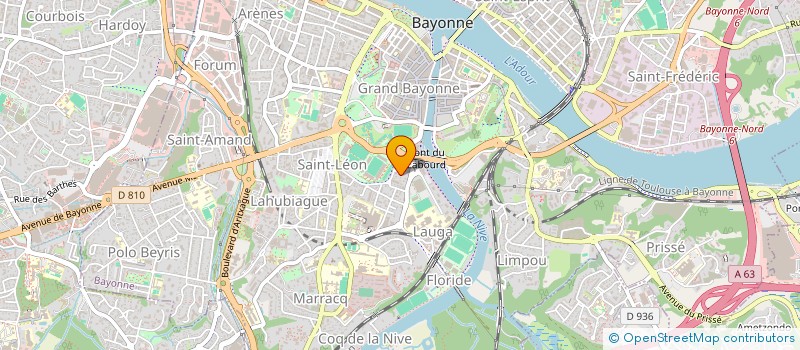 localisation de l'entreprise MONSIEUR PASCAL BOBY à BAYONNE