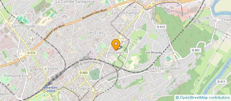 localisation de l'entreprise MONSIEUR PASCAL BODET à BESANCON