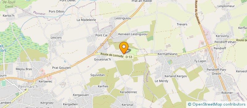 localisation de l'entreprise MONSIEUR PASCAL BOENNEC à PENMARCH