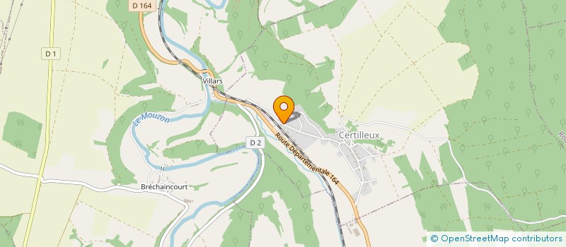 localisation de l'entreprise MONSIEUR PASCAL BOGARD  CERTILLEUX