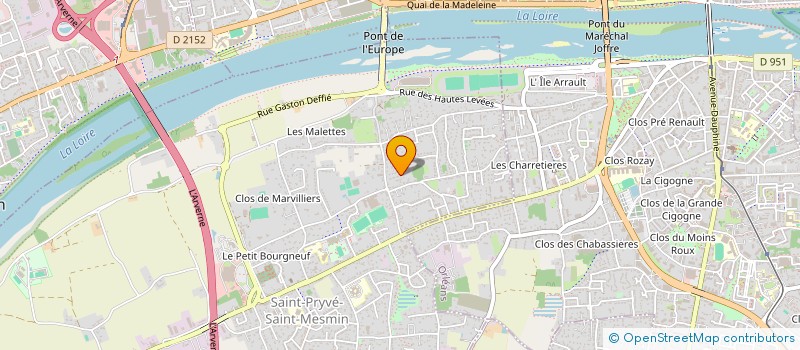localisation de l'entreprise MONSIEUR PASCAL BOISAUBERT  SAINT-PRYVE-SAINT-MESMIN