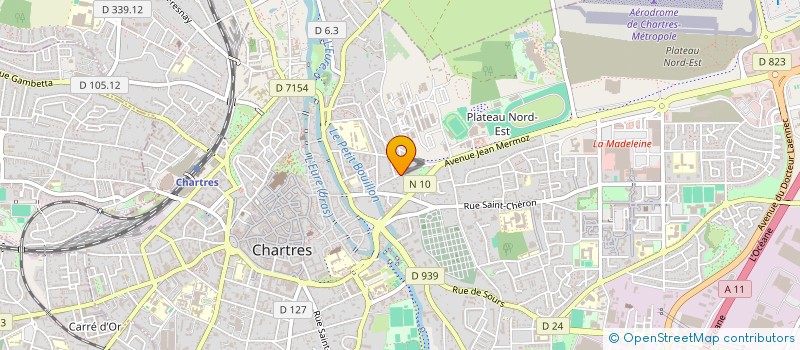 localisation de l'entreprise MONSIEUR PASCAL BOISRIVEAU à CHARTRES