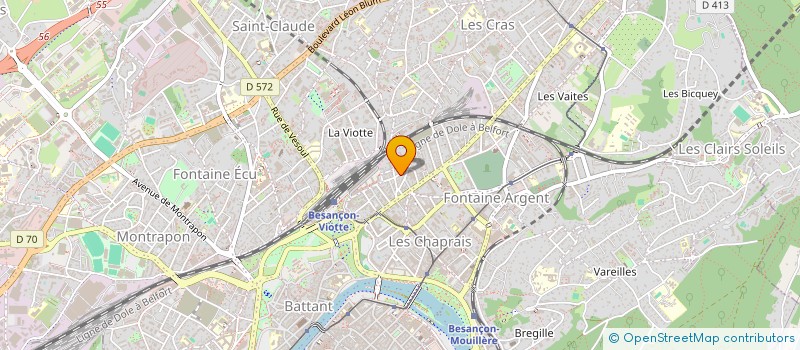 localisation de l'entreprise MONSIEUR PASCAL BOISSAUX  BESANCON