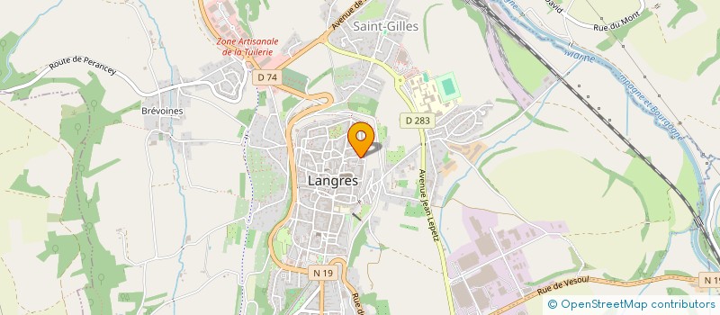 localisation de l'entreprise MONSIEUR PASCAL BOISSELIER à LANGRES