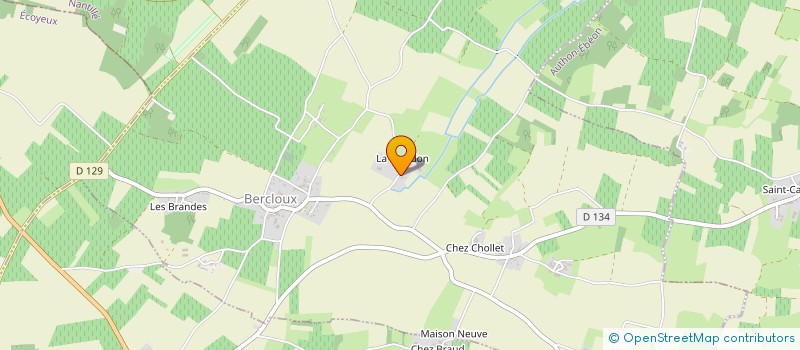 localisation de l'entreprise MONSIEUR PASCAL BOISSINOT  BERCLOUX