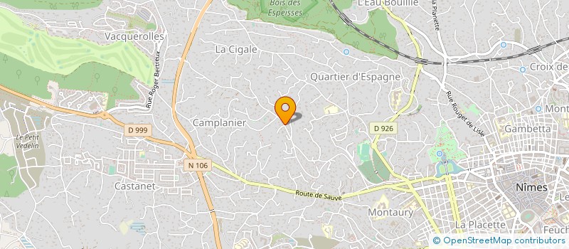 localisation de l'entreprise MONSIEUR PASCAL BOIVIN  NIMES