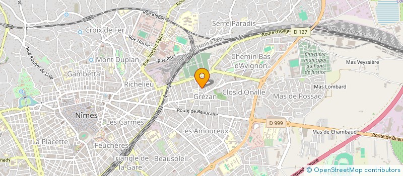 localisation de l'entreprise MONSIEUR PASCAL BOMPARD à NIMES