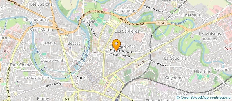 localisation de l'entreprise MONSIEUR PASCAL BONCOEUR à NIORT