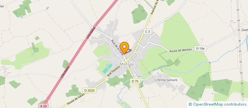 localisation de l'entreprise MONSIEUR PASCAL BONET  MEREAU