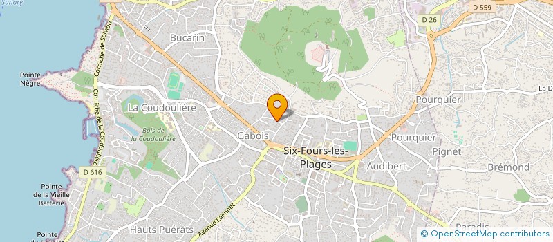 localisation de l'entreprise MONSIEUR PASCAL BONETE à SIX-FOURS-LES-PLAGES