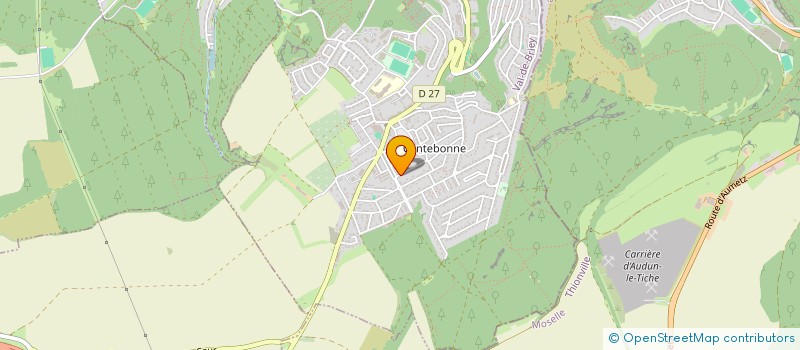 localisation de l'entreprise MONSIEUR PASCAL BONJOUR  VILLERUPT