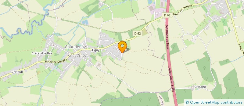 localisation de l'entreprise MONSIEUR PASCAL BONNEFOY à CHAUDENAY