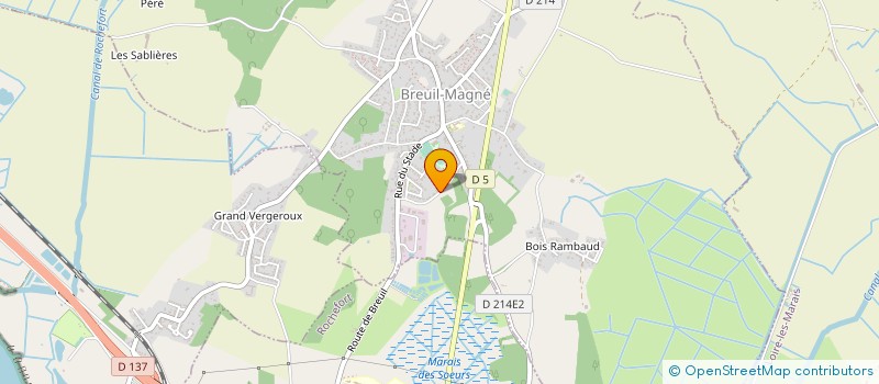 localisation de l'entreprise MONSIEUR PASCAL BONNET  BREUIL-MAGNE