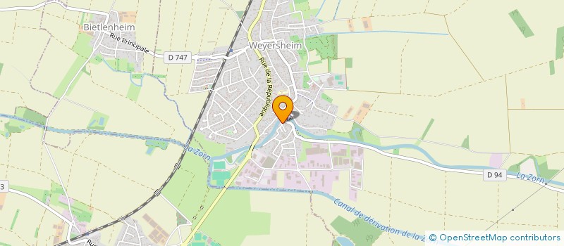 localisation de l'entreprise MONSIEUR PASCAL BONNET  WEYERSHEIM