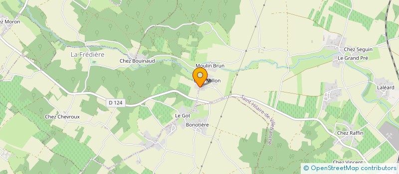 localisation de l'entreprise MONSIEUR PASCAL BONNIN  ECOYEUX