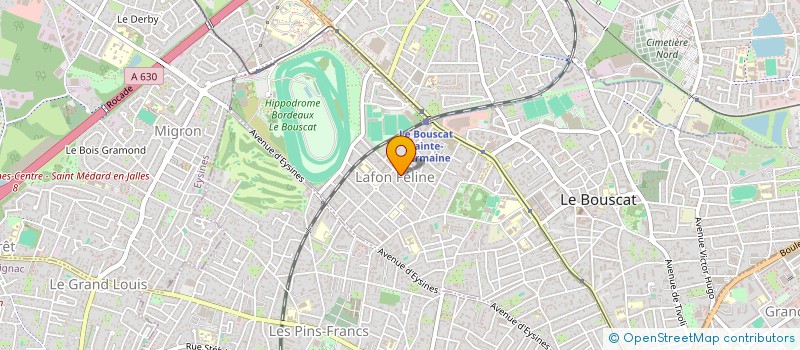 localisation de l'entreprise MONSIEUR PASCAL BONNIN à LE BOUSCAT