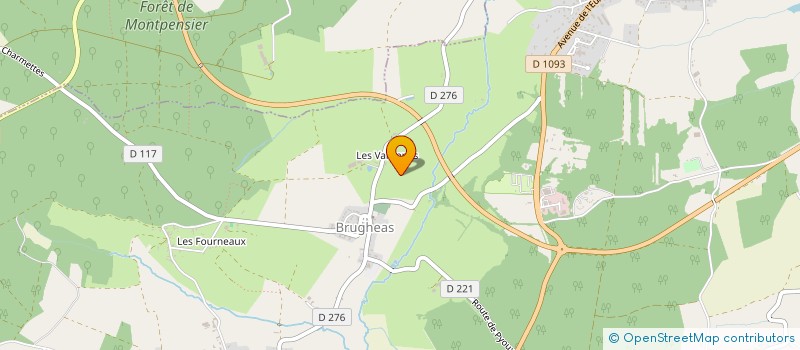 localisation de l'entreprise MONSIEUR PASCAL BONVIN  BRUGHEAS